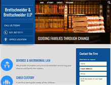 Tablet Screenshot of brettschneiderlaw.com
